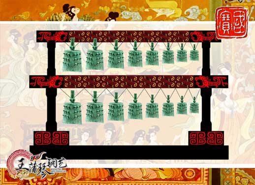 16件晉侯穌青銅編鐘，西周時期編鐘編磬