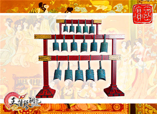 16件套系編鐘、編磬、特鐘、特磬，堂廟祭典用品